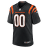 Custom Cincinnati Bengals Custom Game Jersey Black