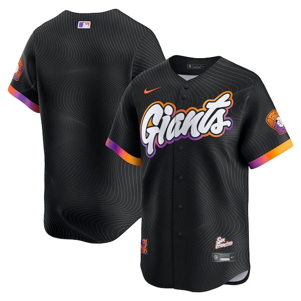 Custom Matt Chapman San Francisco Giants 2025 City Connect Limited Jersey Anthracite