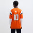 Custom Bo Nix Denver Broncos Game Jersey Orange