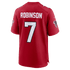 Custom Bijan Robinson Atlanta Falcons Game Jersey Red