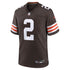 Custom Shedeur Sanders Cleveland Browns Game Jersey Brown