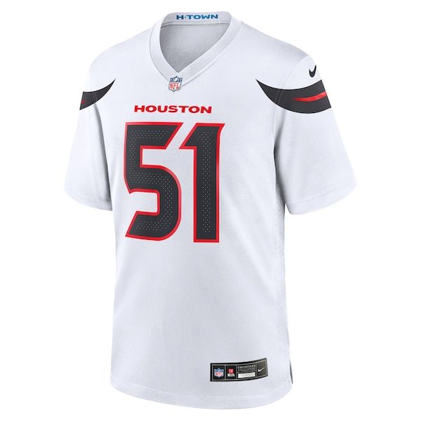 Custom Will Anderson Jr. Houston Texans Game Jersey White