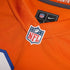 Custom John Elway Denver Broncos Mile High Collection 1977 Throwback Retired Player Game Jersey Orange