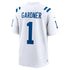 Custom Ahmad Sauce Gardner Indianapolis Colts Game Jersey White