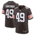 Custom Carson Schwesinger Cleveland Browns Game Jersey Brown