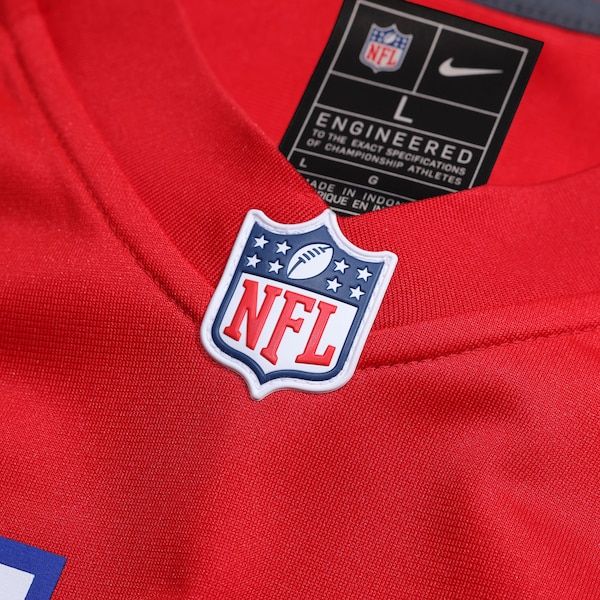 Custom New England Patriots Alternate Custom Jersey Red