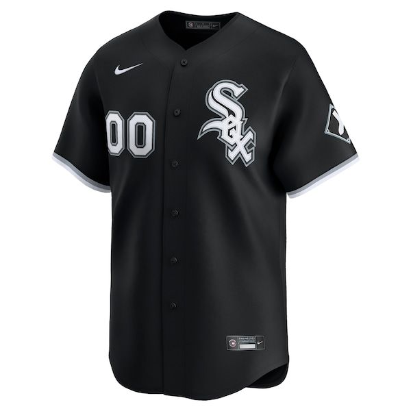 Custom Chicago White Sox Alternate Limited Custom Jersey Black