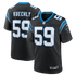 Custom Luke Kuechly Carolina Panthers Game Jersey Black