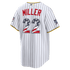 Custom Mason Miller San Diego Padres 2026 All-Star Edition Stars & Stripes Stadium Jersey White