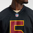 Custom Washington Commanders Jayden Daniels Alternate Game Jersey Black