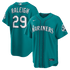 Custom Cal Raleigh Seattle Mariners Alternate 50th Season Patch Stadium Jersey Teal