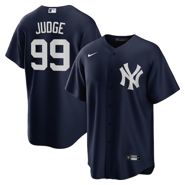 Custom Aaron Judge New York Yankees Spring Training Replica Jersey Navy