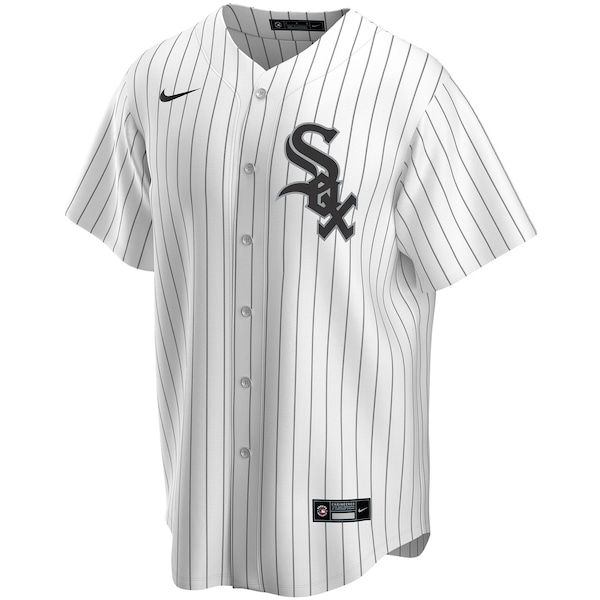 Custom Chicago White Sox Home Replica Custom Jersey White