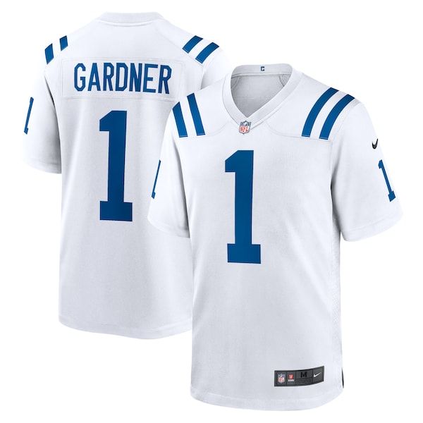 Custom Ahmad Sauce Gardner Indianapolis Colts Game Jersey White