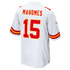 Custom Patrick Mahomes Kansas City Chiefs Game Jersey White