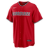 Custom Travis Bazzana Cleveland Guardians Alternate Replica Jersey Red
