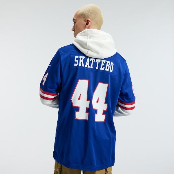 Custom Cam Skattebo New York Giants Alternate 2 Legacy Game Jersey Royal