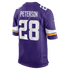 Custom Adrian Peterson Minnesota Vikings Game Jersey Purple
