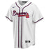 Custom Atlanta Braves Home Replica Custom Jersey White