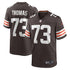 Custom Joe Thomas Cleveland Browns Retired Player Game Jersey Brown