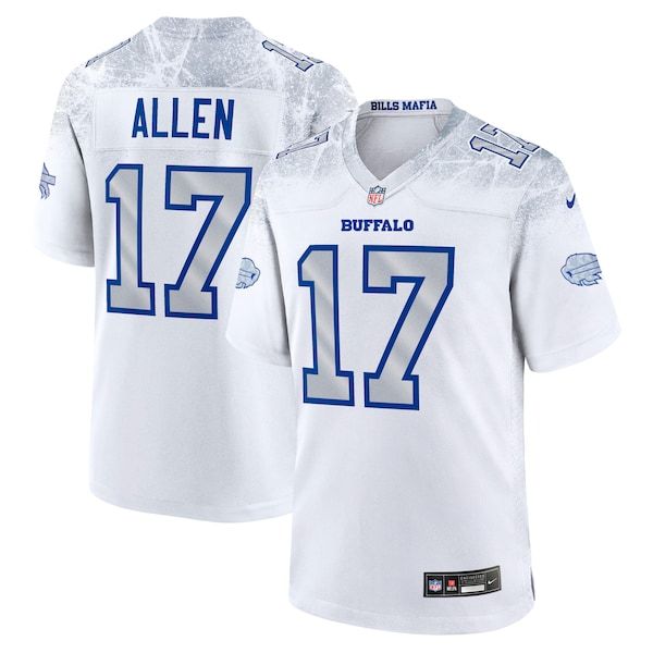 Custom Josh Allen Buffalo Bills 2025 Rivalries Collection Game Jersey White