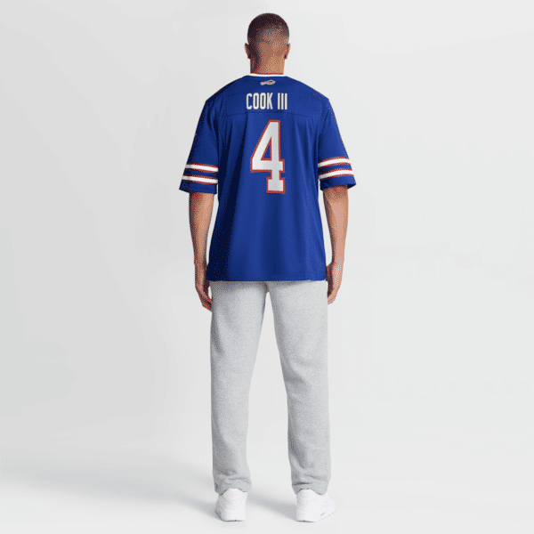 Custom James Cook III Buffalo Bills Game Jersey Royal