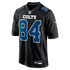 Custom Tyler Warren Indianapolis Colts Fashion Game Jersey Carbon Black