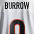 Custom Joe Burrow Cincinnati Bengals Game Jersey White