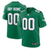 Custom Philadelphia Eagles Alternate Custom Game Jersey Kelly Green