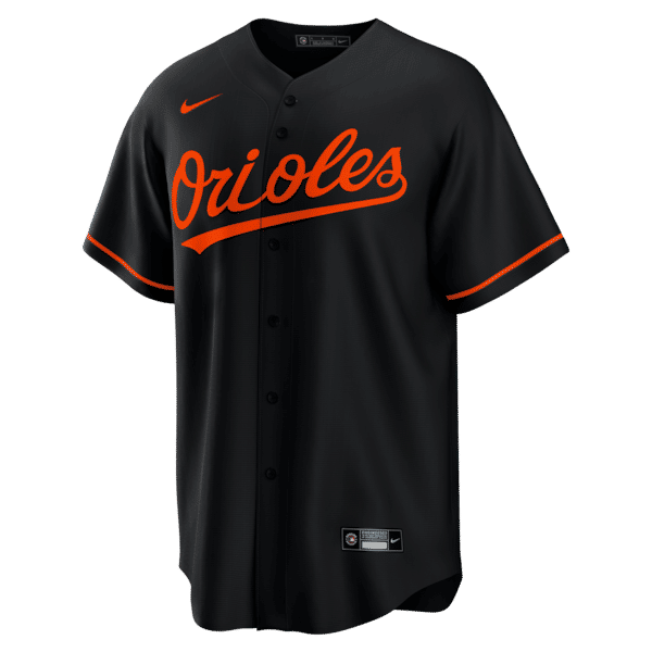 Custom Pete Alonso Baltimore Orioles Alternate Replica Jersey Black