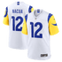 Custom Puka Nacua Los Angeles Rams Game Jersey White