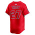 Custom Mike Trout Los Angeles Angels Alternate Limited Player Jersey Red