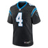 Custom Tetairoa McMillan Carolina Panthers Game Jersey Black