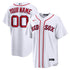 Custom Boston Red Sox Home Replica Custom Jersey White