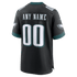 Custom Philadelphia Eagles Alternate Custom Game Jersey Black