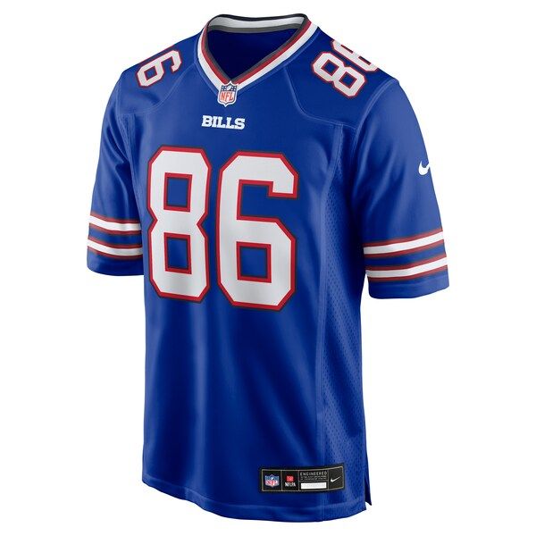 Custom Dalton Kincaid Buffalo Bills Game Jersey Royal