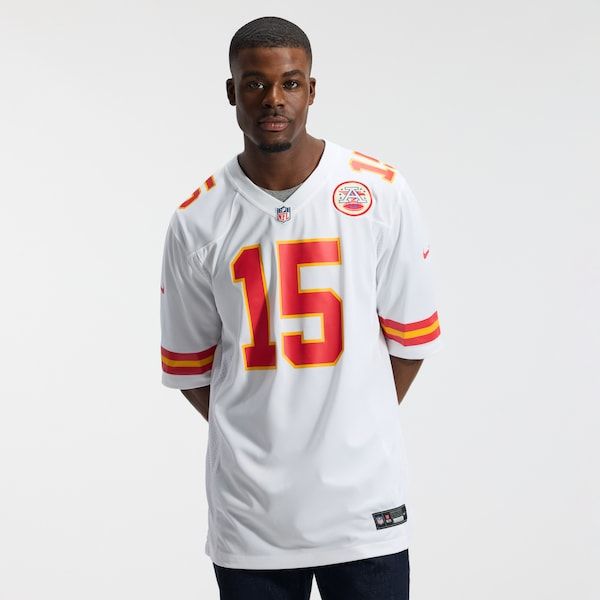 Custom Patrick Mahomes Kansas City Chiefs Game Jersey White
