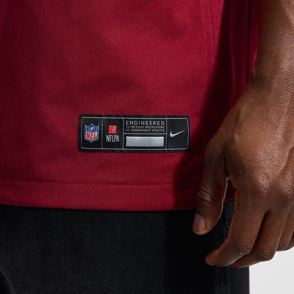 Custom Washington Commanders Jayden Daniels Game Jersey Burgundy