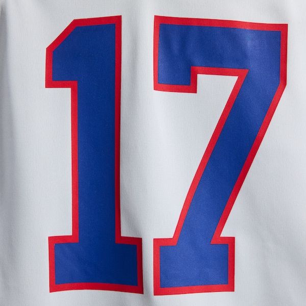 Custom Josh Allen Buffalo Bills Alternate Game Jersey White