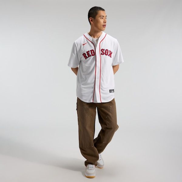Custom Roman Anthony Boston Red Sox Home Replica Jersey White
