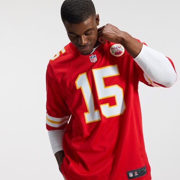 Custom Patrick Mahomes Kansas City Chiefs Game Jersey Red