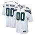 Custom Seattle Seahawks Custom Game Jersey White