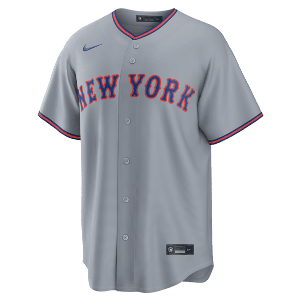 Custom Juan Soto New York Mets Road Replica Jersey Gray