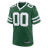 Custom New York Jets Custom Game Jersey Legacy Green