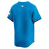 Custom Miami Marlins Alternate Limited Jersey Blue