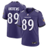 Custom Mark Andrews Baltimore Ravens Game Jersey Purple