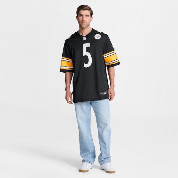 Custom Jalen Ramsey Pittsburgh Steelers Game Jersey Black