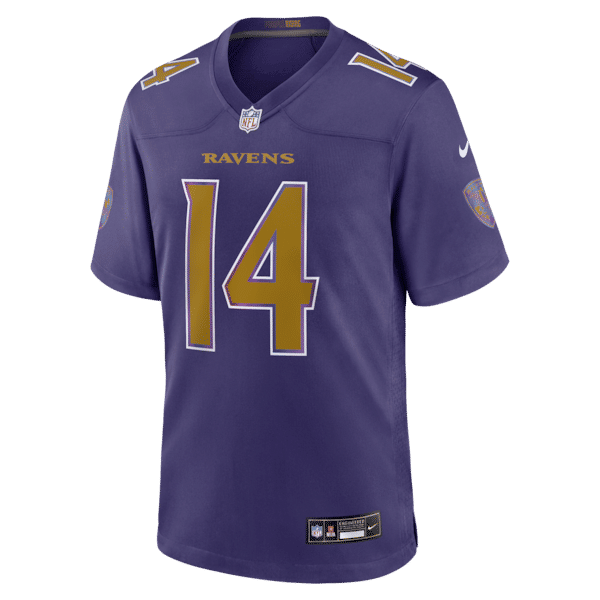 Custom Kyle Hamilton Baltimore Ravens Alternate Game Jersey Purple
