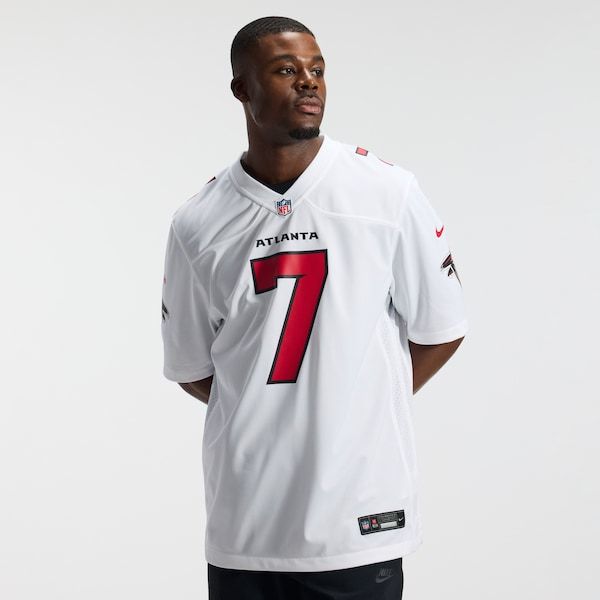 Custom Bijan Robinson Atlanta Falcons Game Jersey White