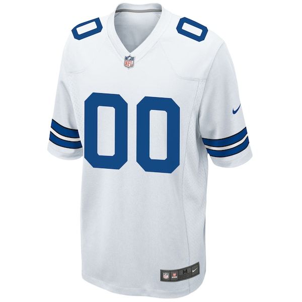 Custom Dallas Cowboys Custom Game Jersey White